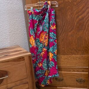 Rayon Hawaiian  Floral Women's Swim Sarong